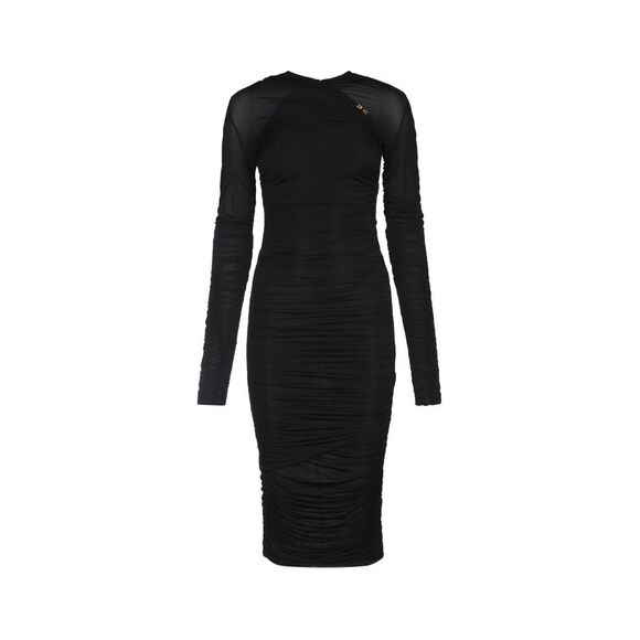 Elisabetta Franchi Women Abito Midi Manica Lunga